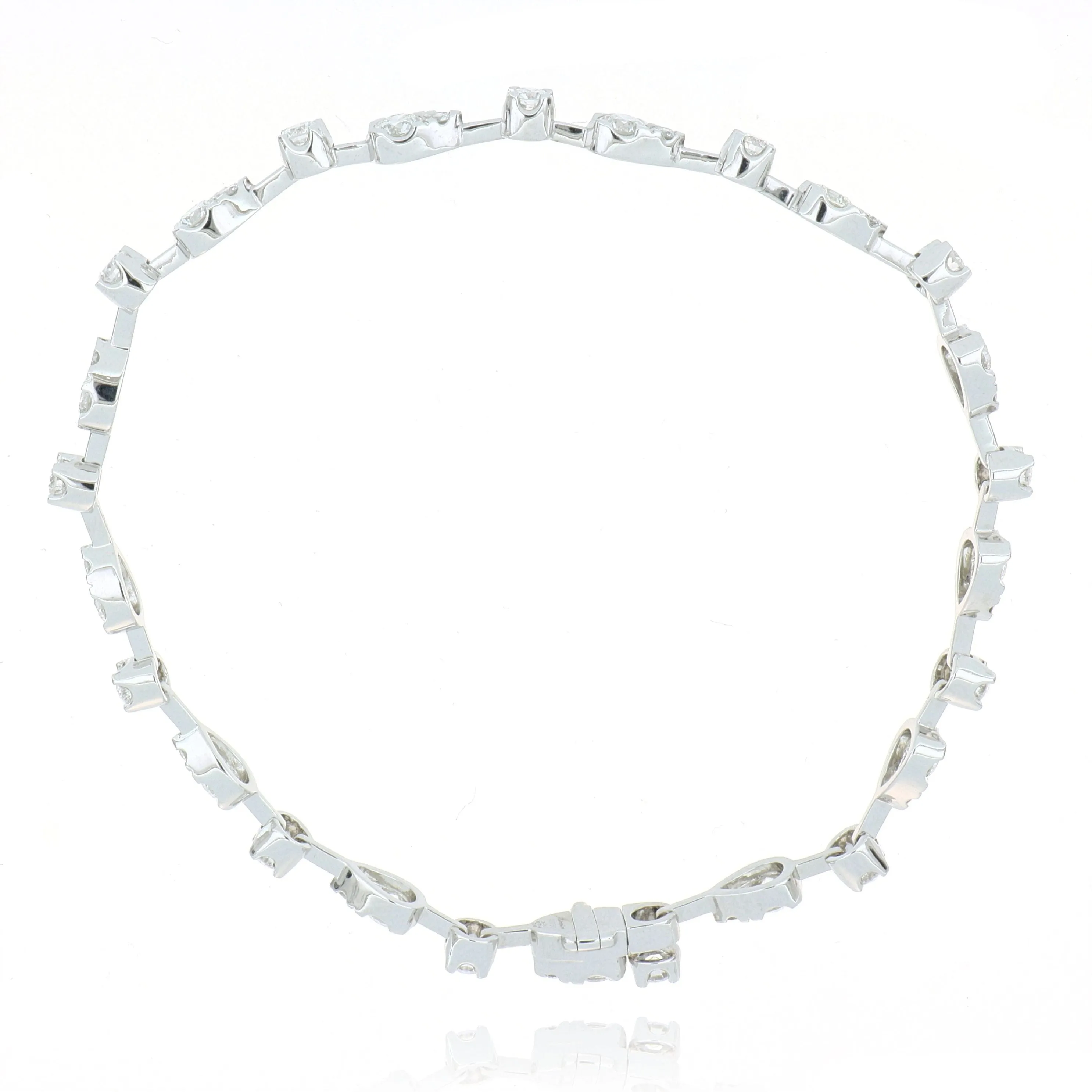 18k White Gold Diamond Bracelet