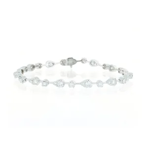 18k White Gold Diamond Bracelet