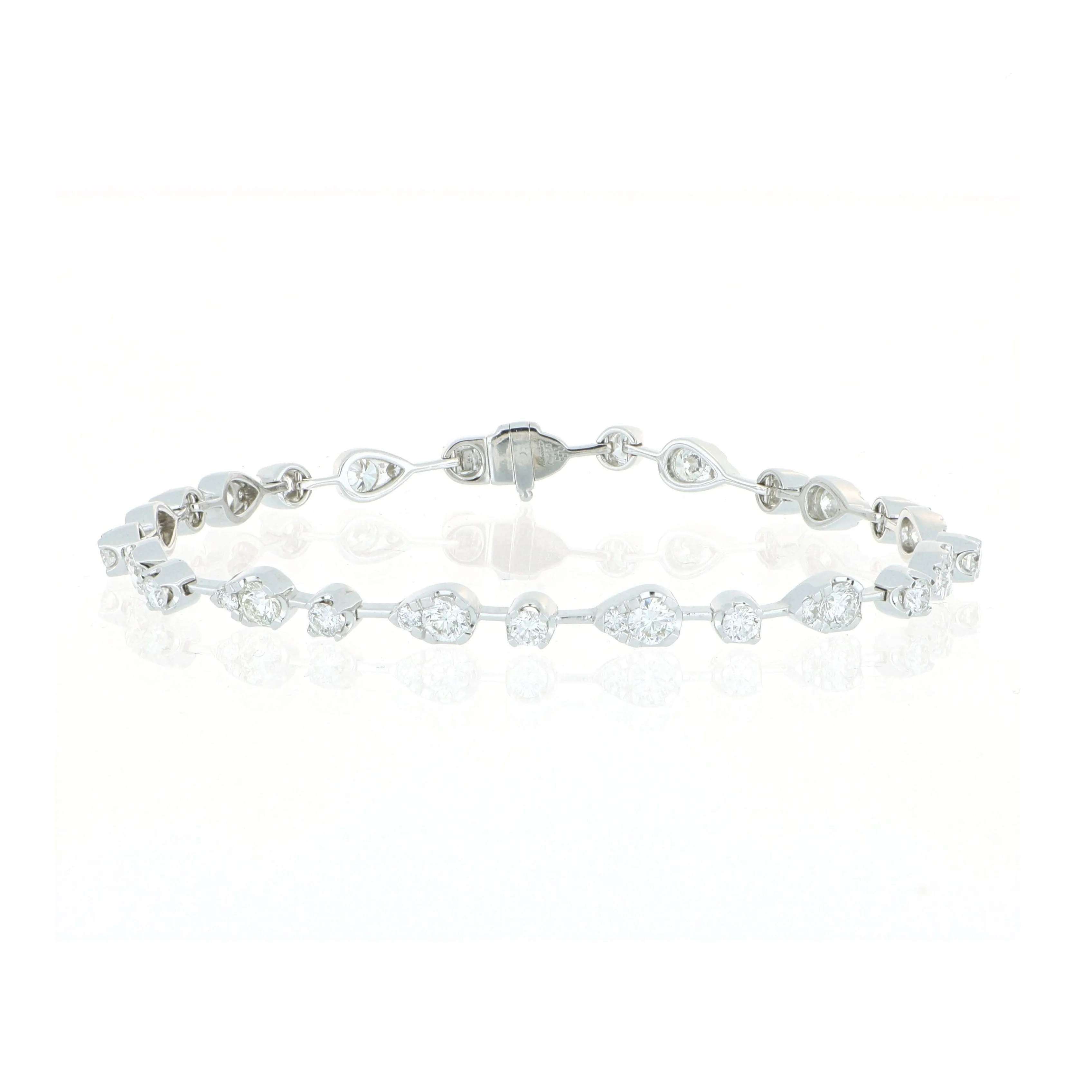 18k White Gold Diamond Bracelet