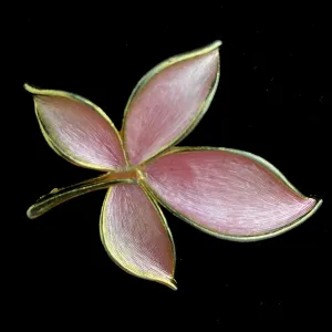 1960s JJ (Jonette Jewelry) Leaf Brooch