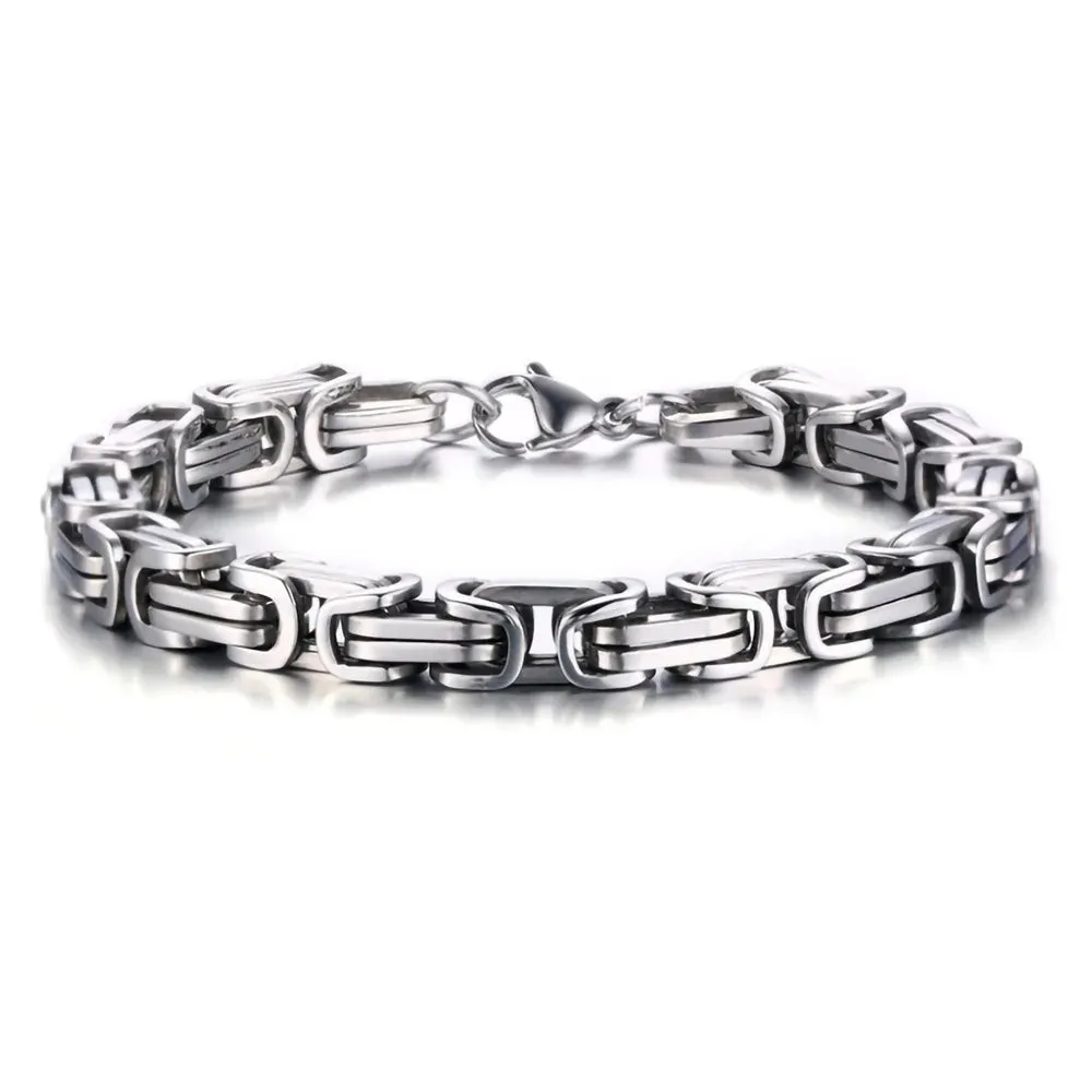 8MM Stainless Steel Chain Bracelet