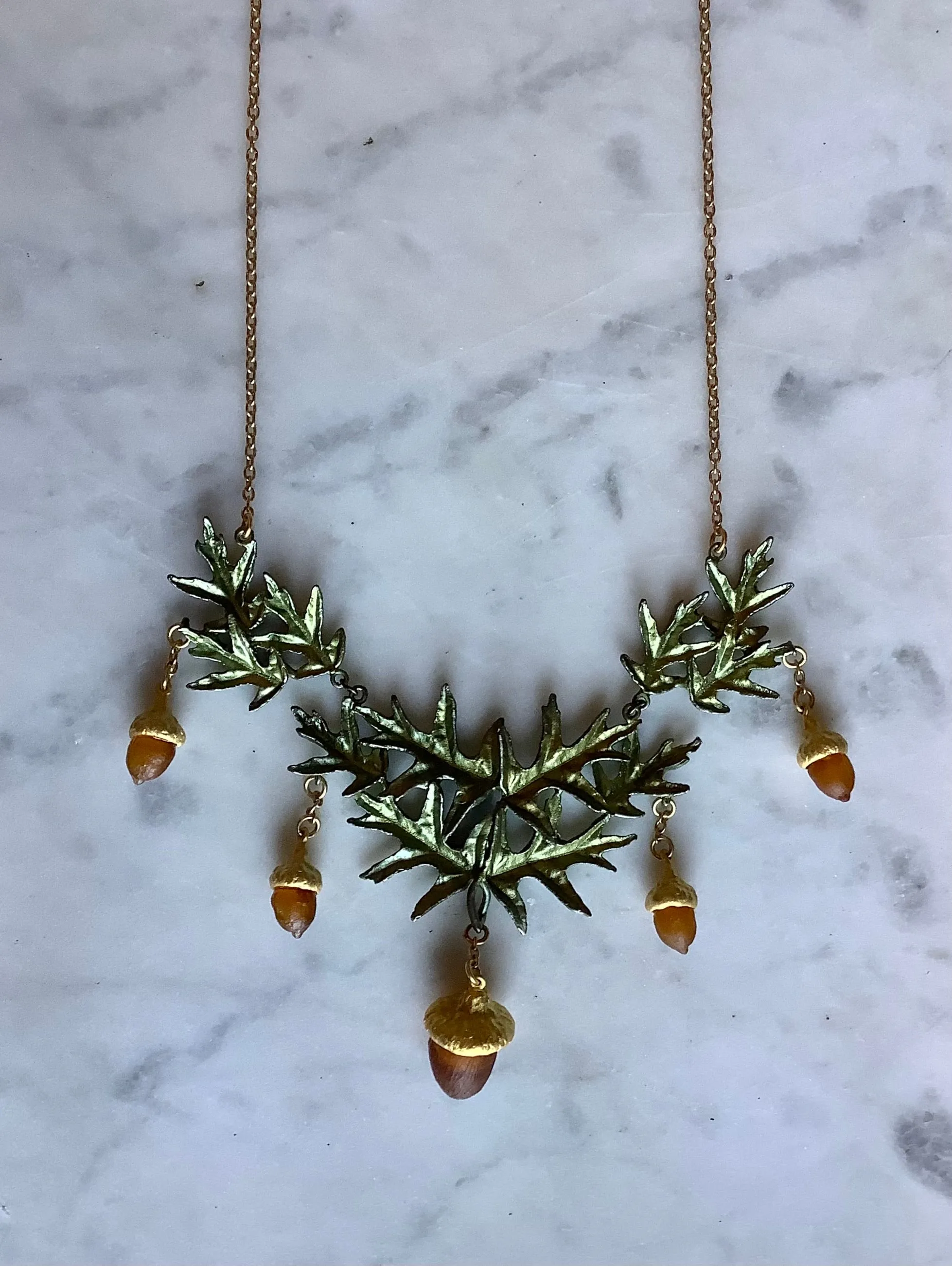 Acorn Statement Necklace