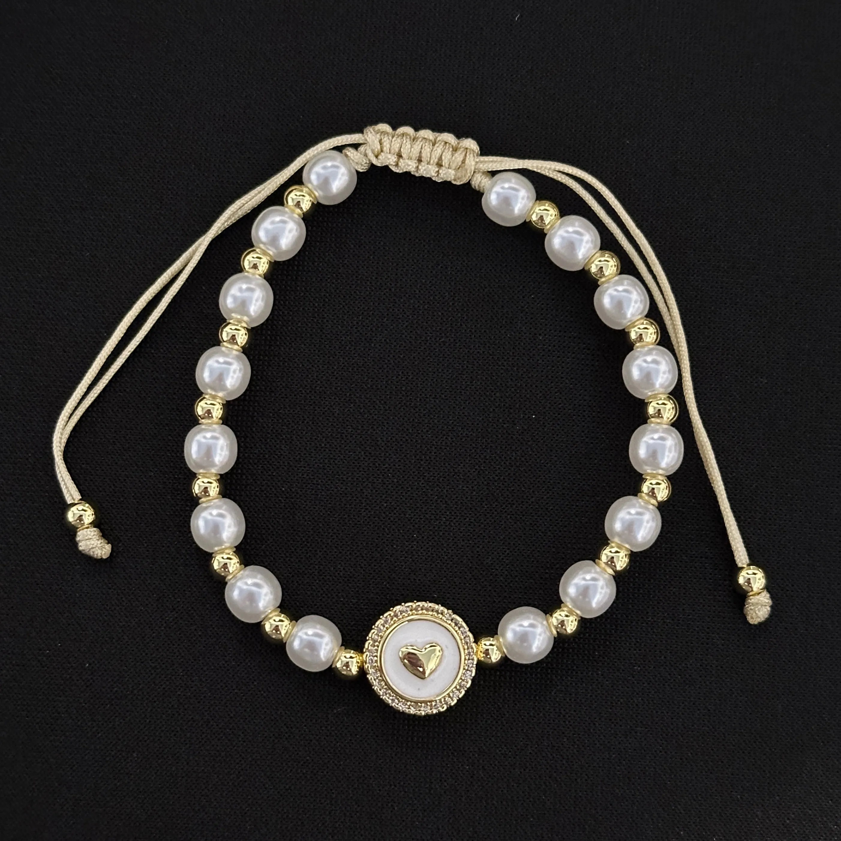 Adjustable Pearls Bracelet (1pc)