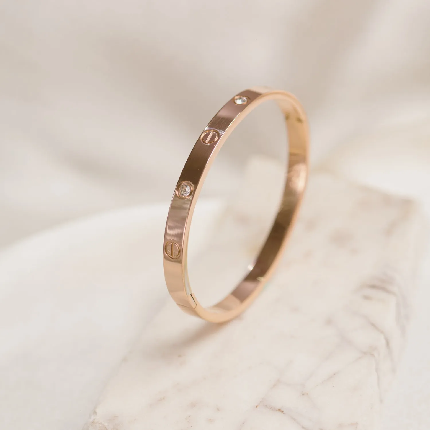 Artklim Rose Gold Bangle Bracelet