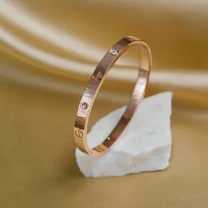 Artklim Rose Gold Bangle Bracelet