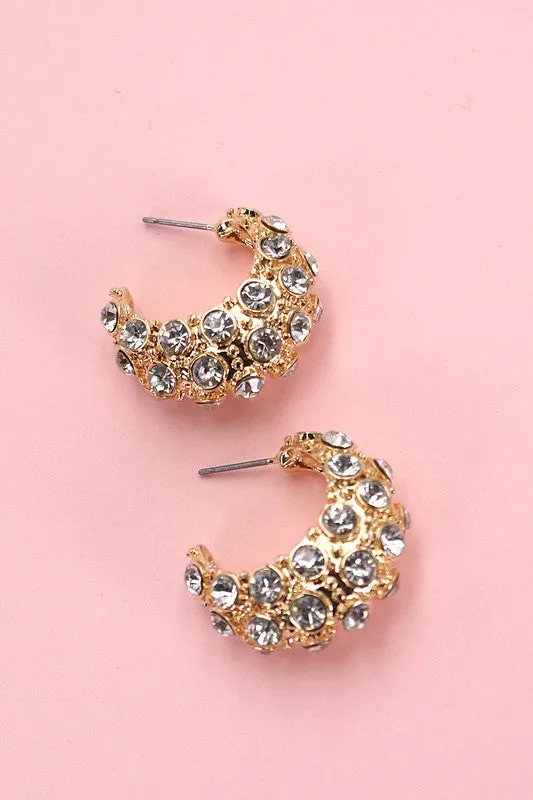 Ballroom Dancing Rhinestone Hoops