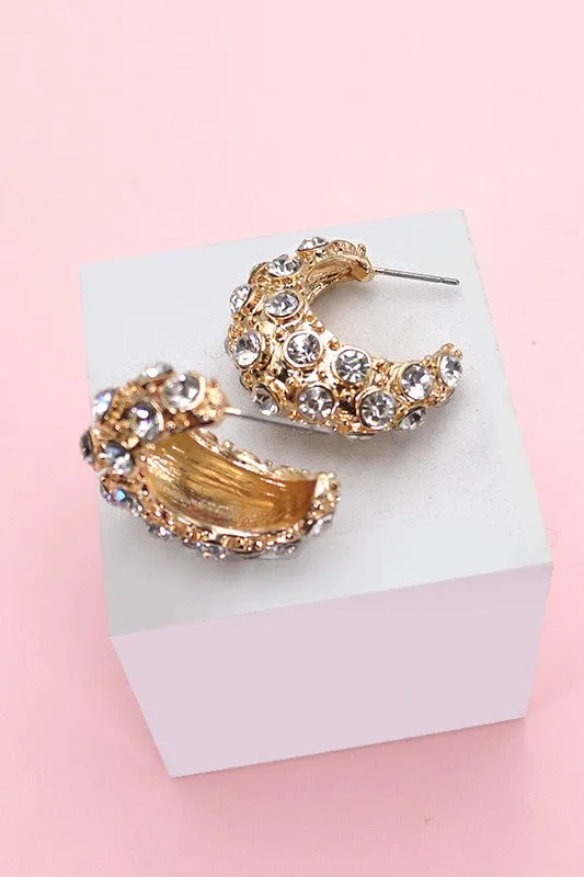 Ballroom Dancing Rhinestone Hoops