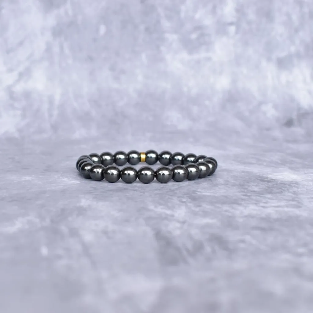 Basic - Hematite Bracelet