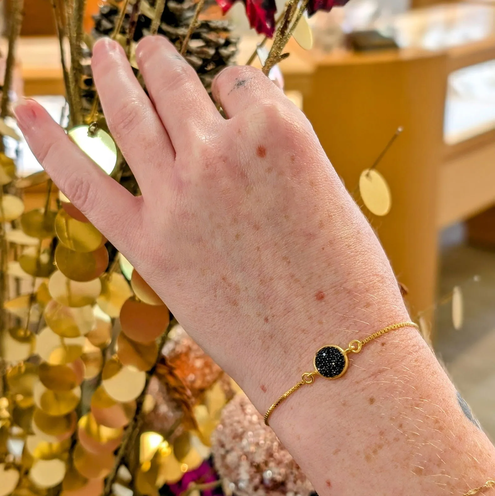 Black Spinel Pavé Bracelet