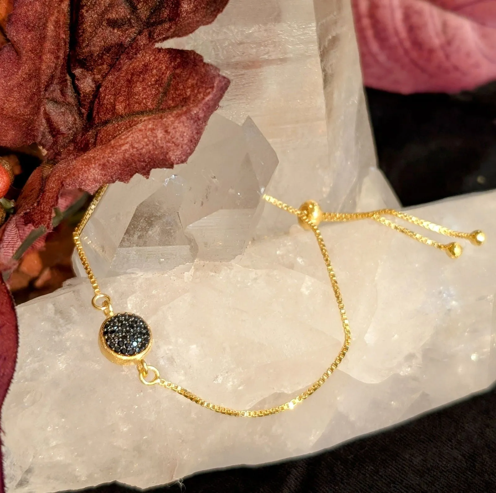 Black Spinel Pavé Bracelet