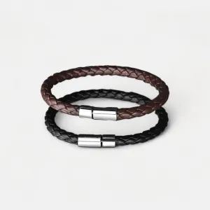 Business PU leather bracelet