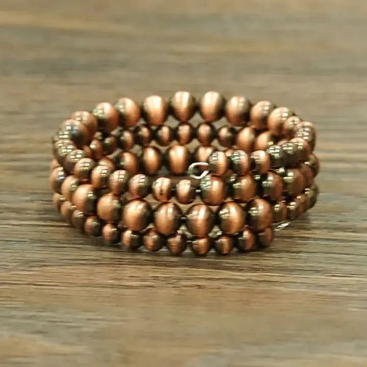 Cooper Copper Wrap Bracelet