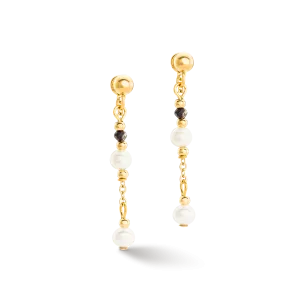 Earrings Modern Princess Freshwater Pearls gold