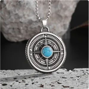 Earth Compass Luxury Necklace Pendant