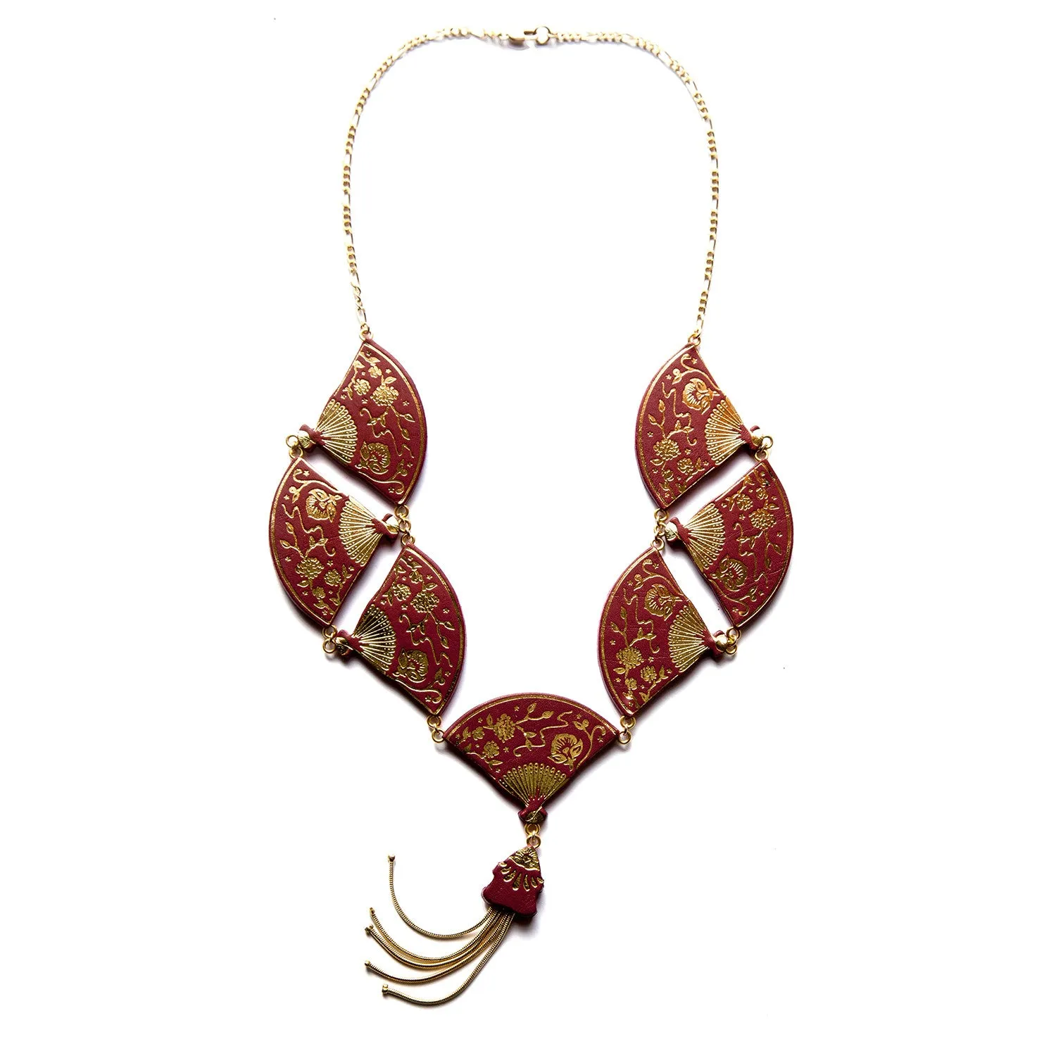 EMPRESS FAN . necklace