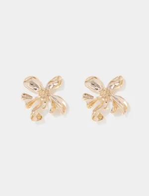 Fable Flower Petal Stud Earrings