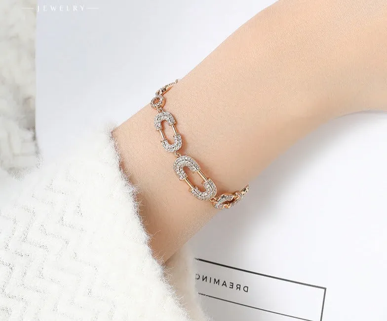 Fashion Creative Personalized Bracelet 2024 Ins Simple Bracelet Daily Matching Accessories