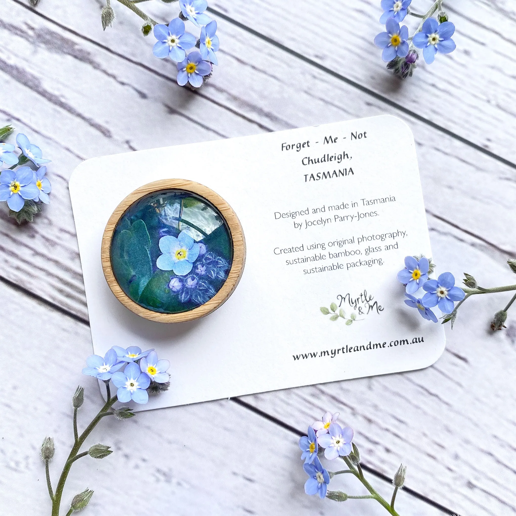 Forget Me Not - Brooch