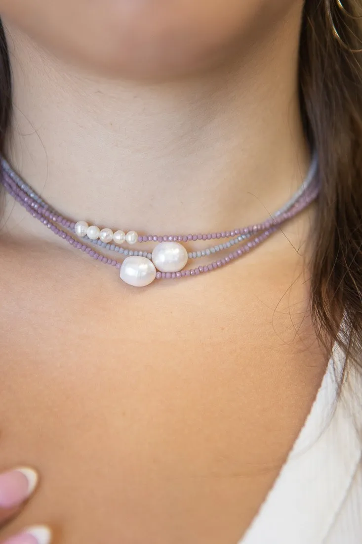 GENUINE BEADED PEARL COLLAR