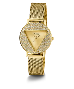 GUESS Ladies Gold Tone Analog Watch