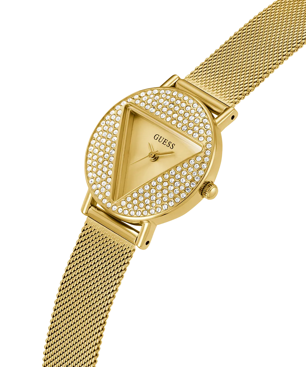 GUESS Ladies Gold Tone Analog Watch