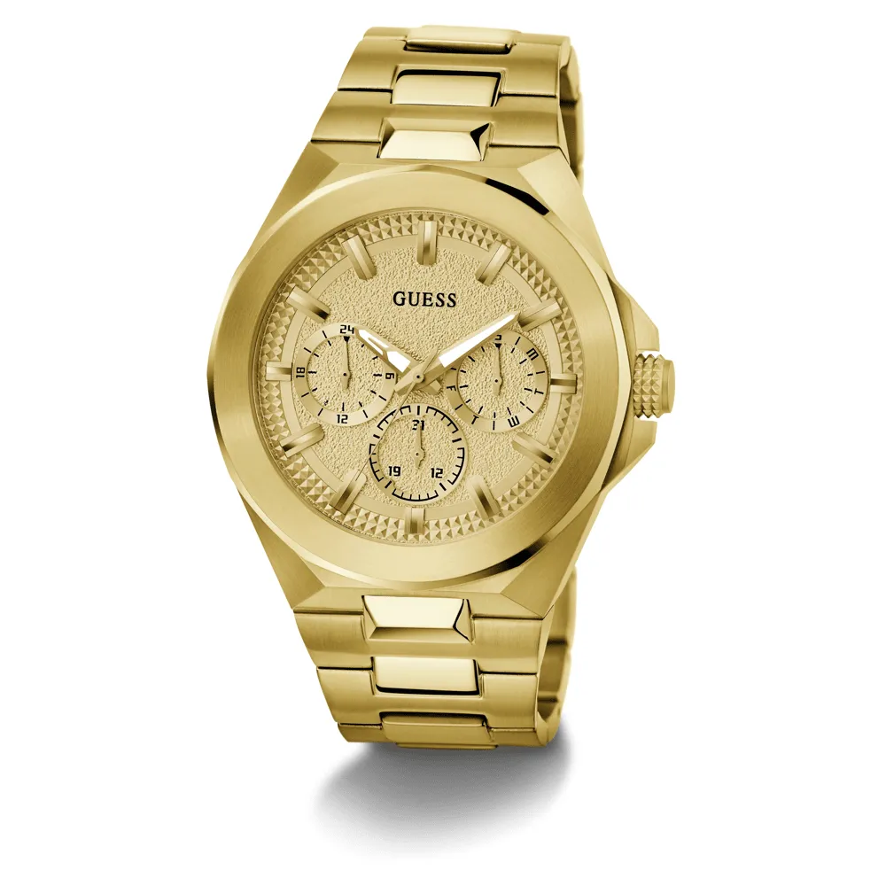 Guess Sport Dashboard Sport Gold-Tone Multi-function Men's Watch GW0798G2