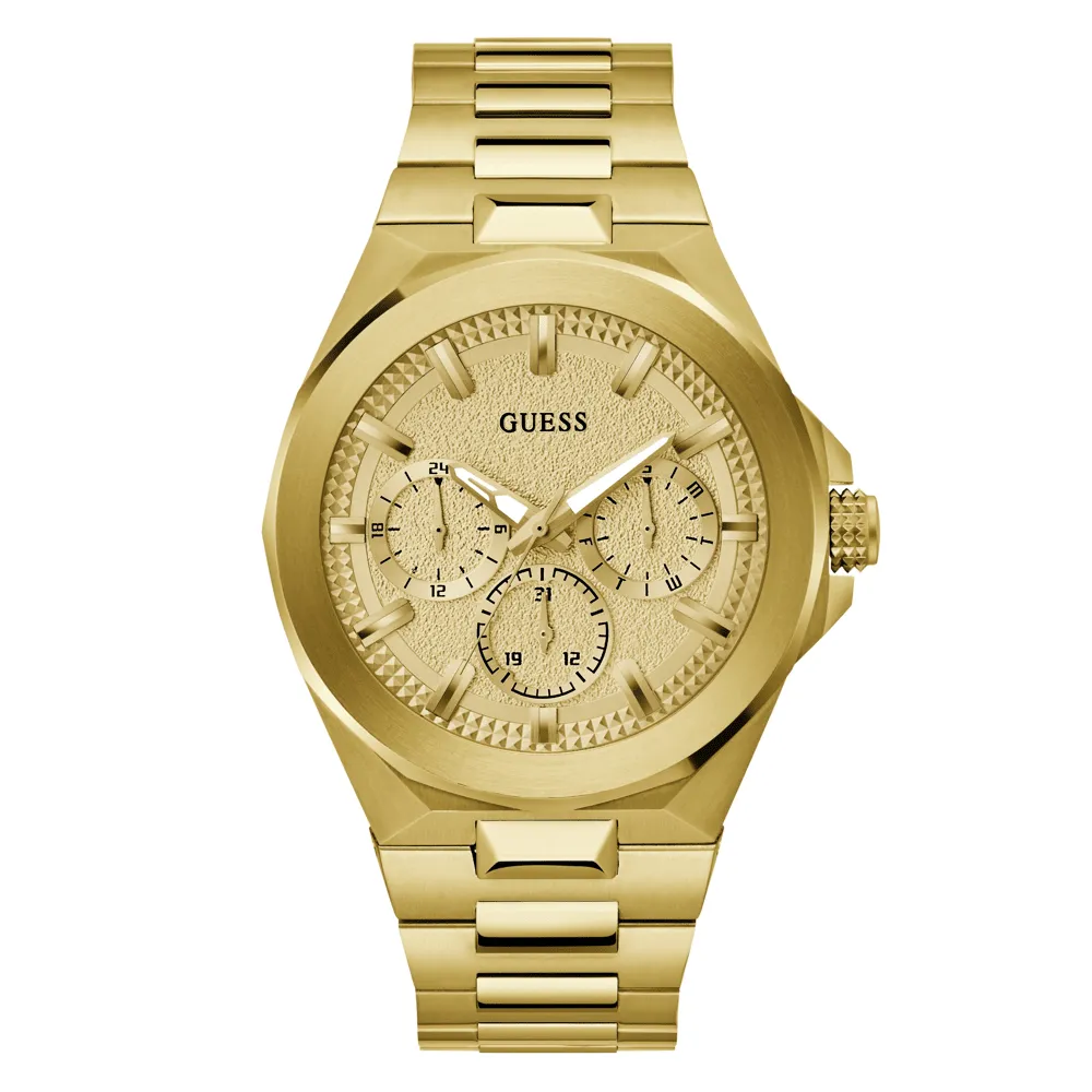 Guess Sport Dashboard Sport Gold-Tone Multi-function Men's Watch GW0798G2