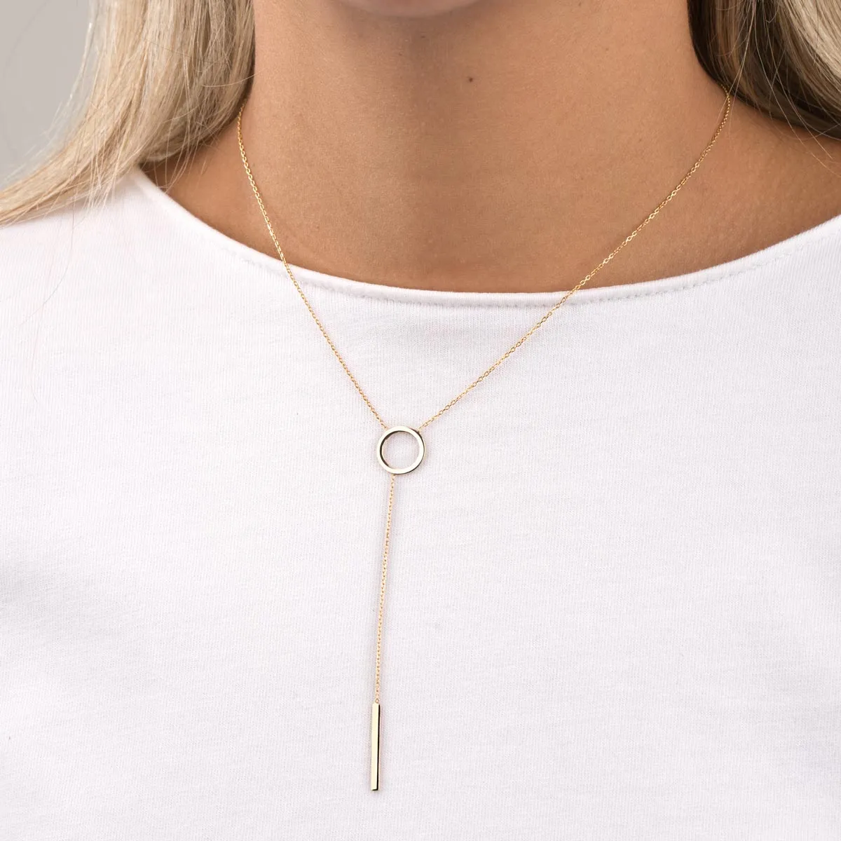 Halo line Necklace