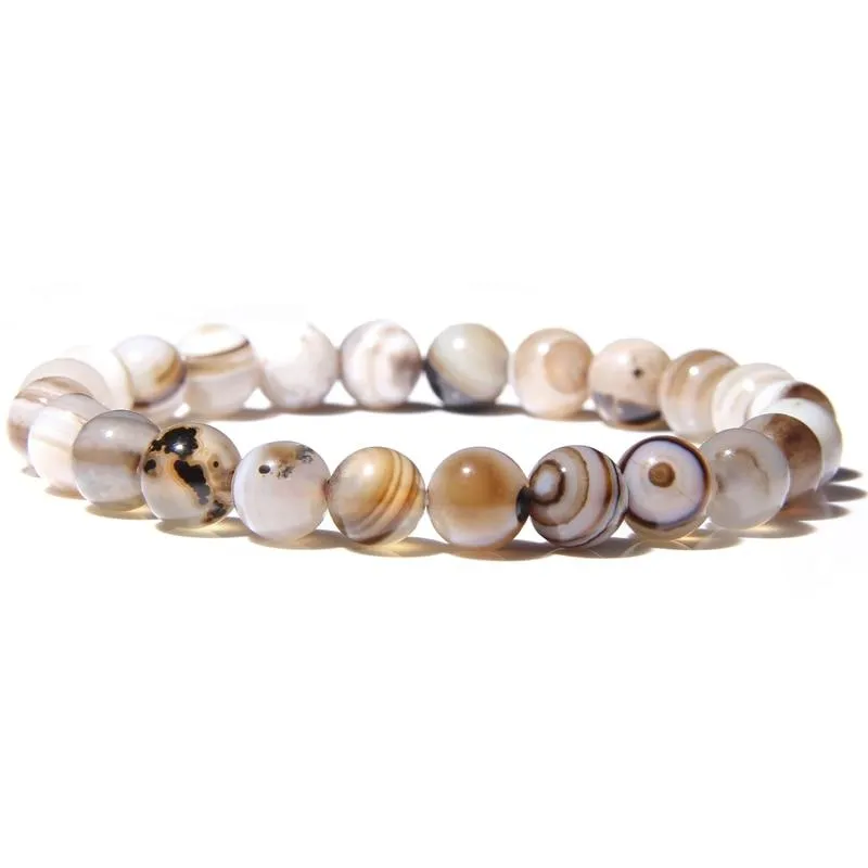 Handmade Natural Stone Beaded Bracelet