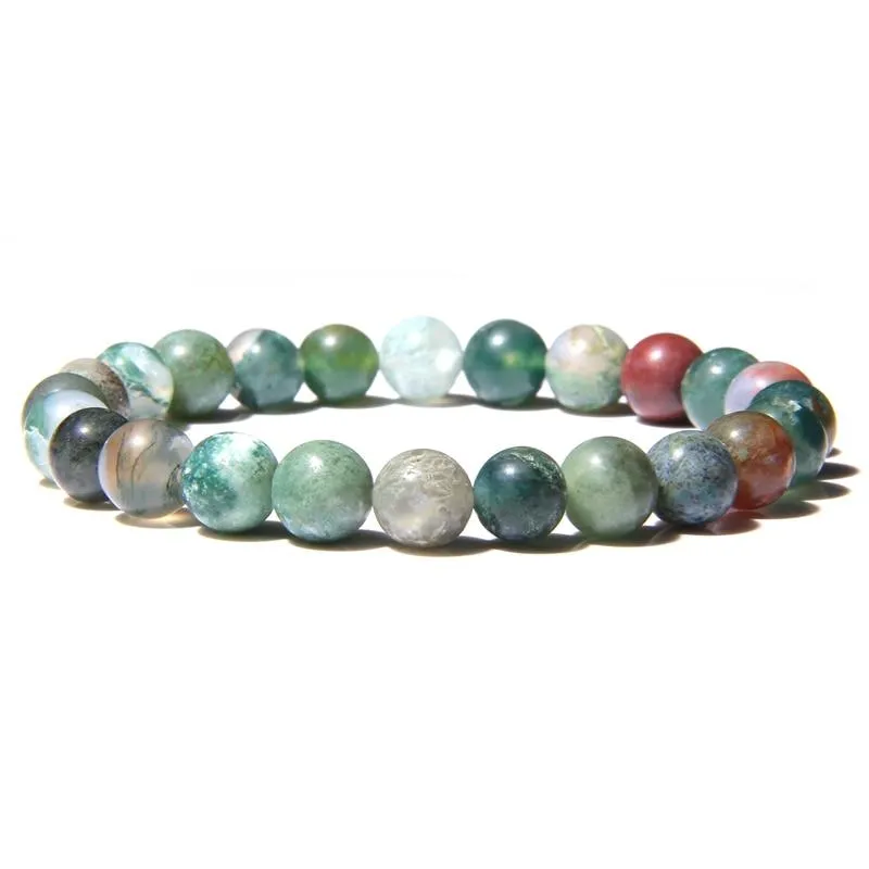 Handmade Natural Stone Beaded Bracelet