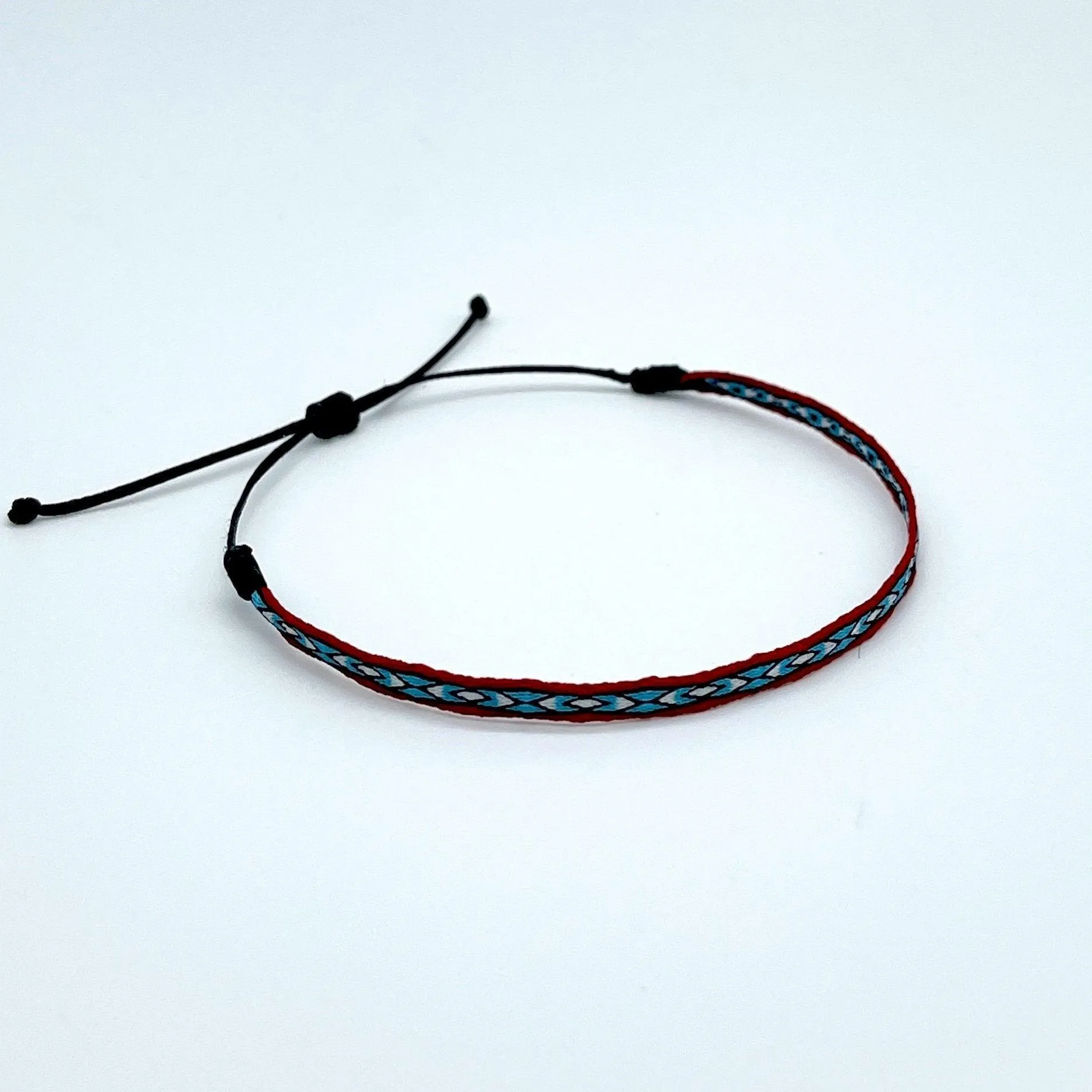 Handmade Purnama Bracelet (Red/Blue)