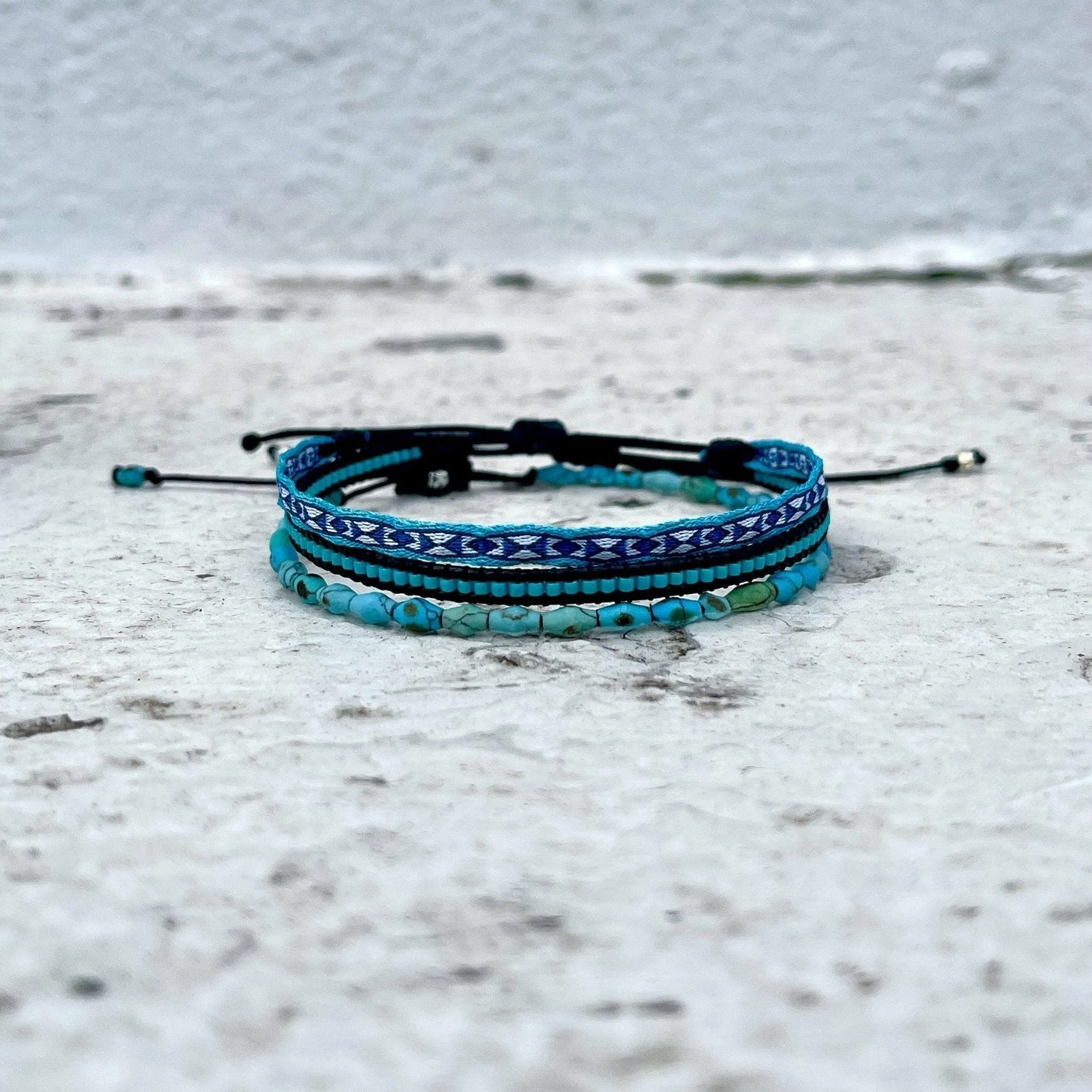 Handmade Purnama Bracelet (Riviera Blue)