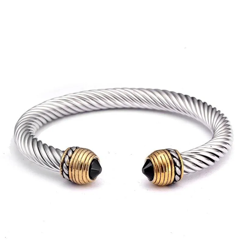 Hansel Braided Stainless Steel Bracelet