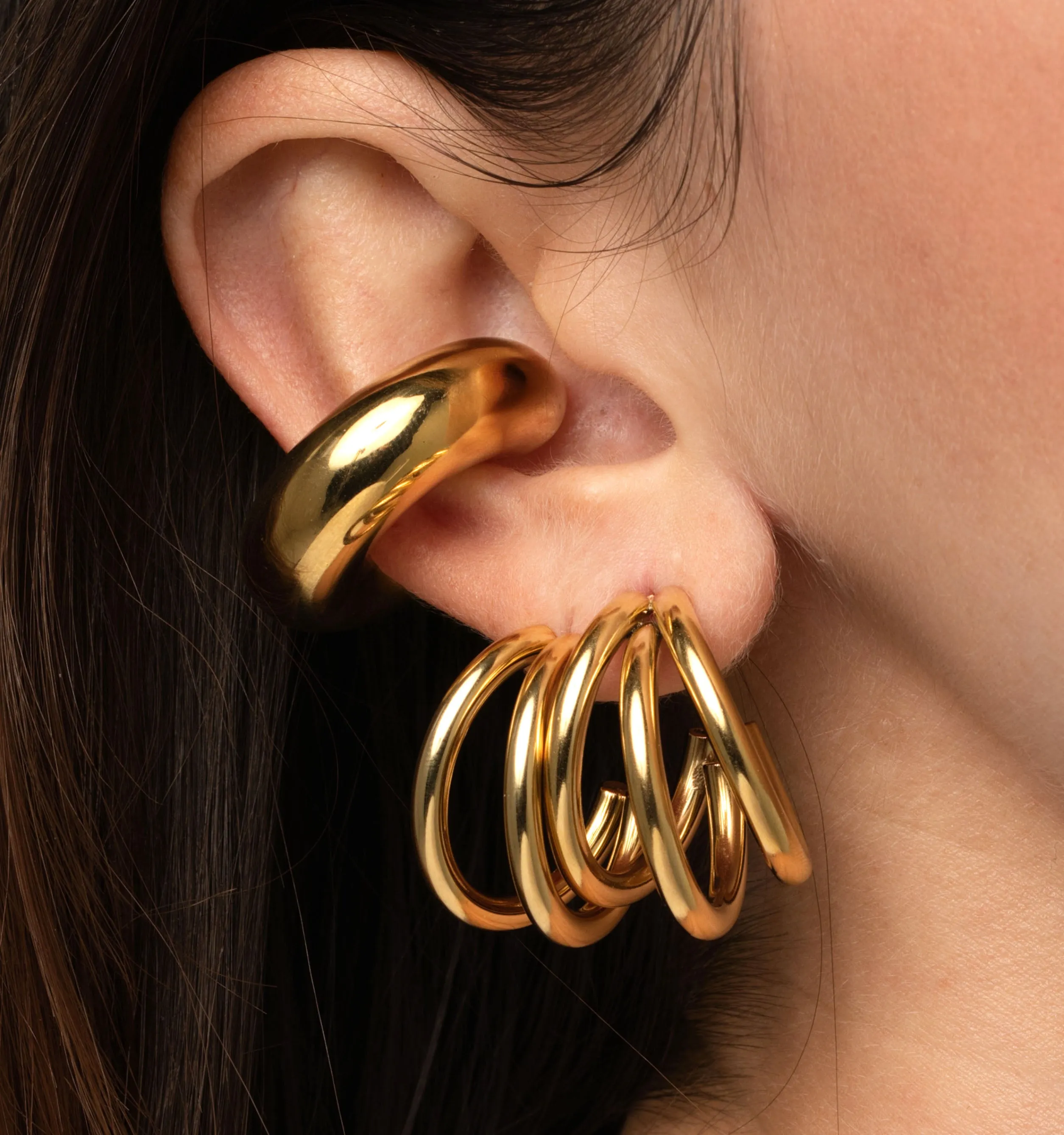 Harper Double Hoop Earrings