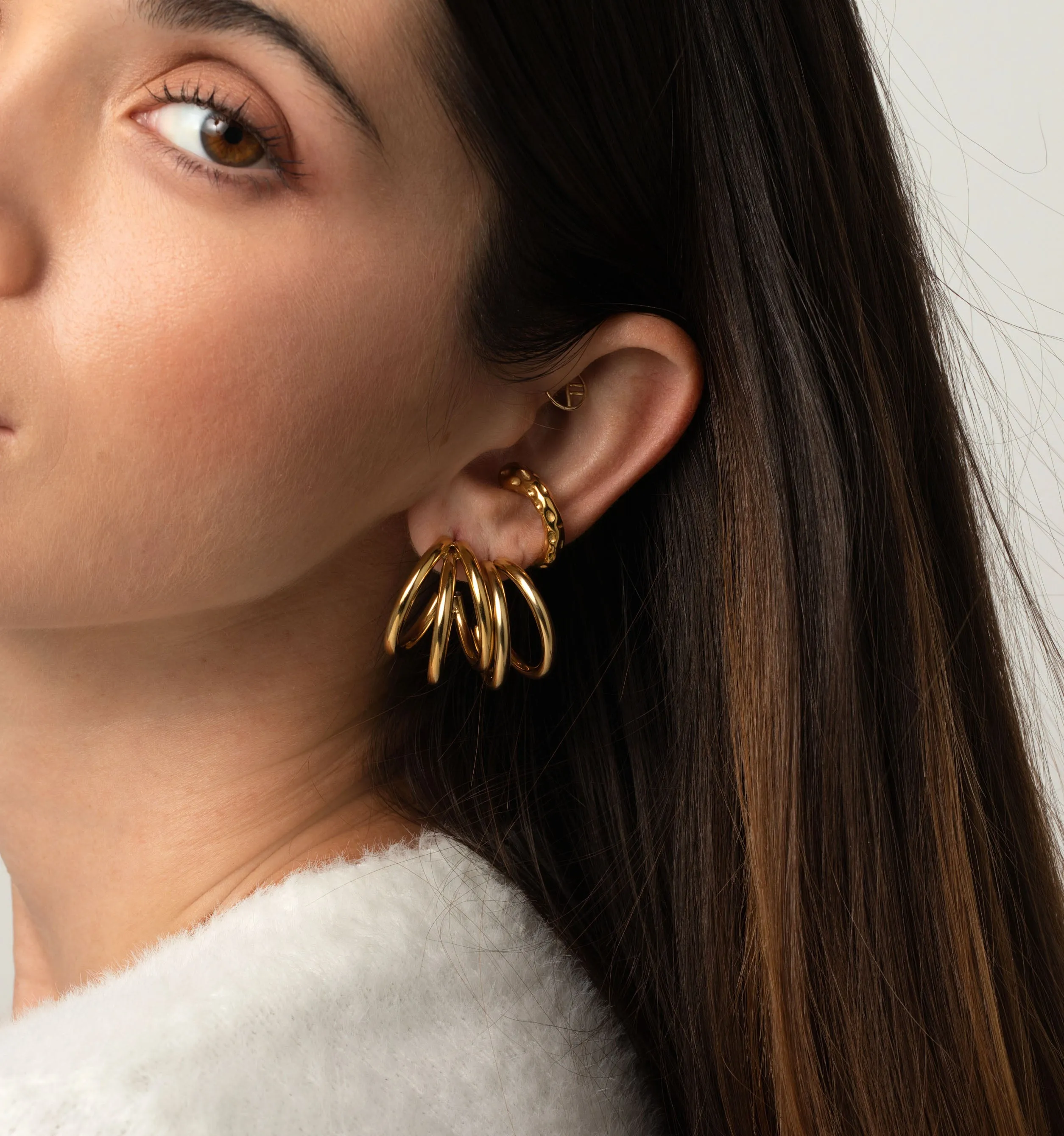 Harper Double Hoop Earrings