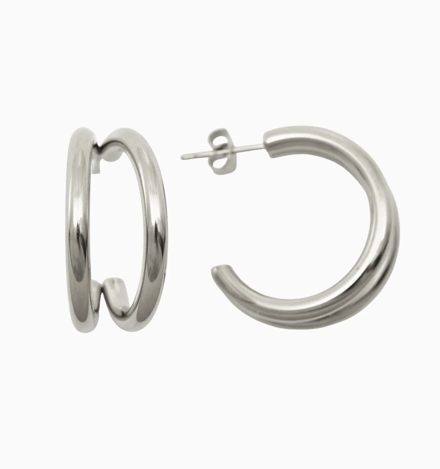 Harper Double Hoop Earrings