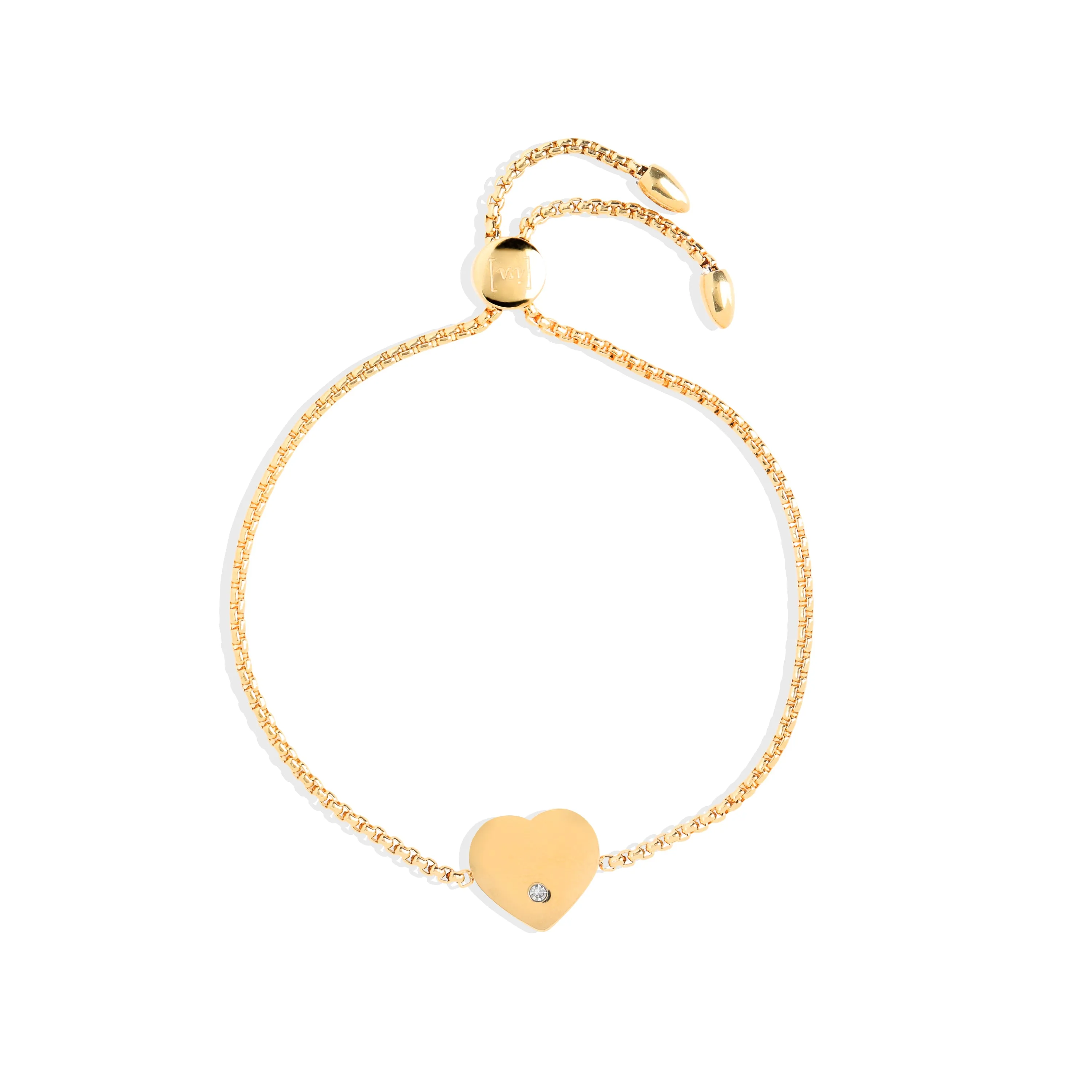 Heart Bracelet - Gold