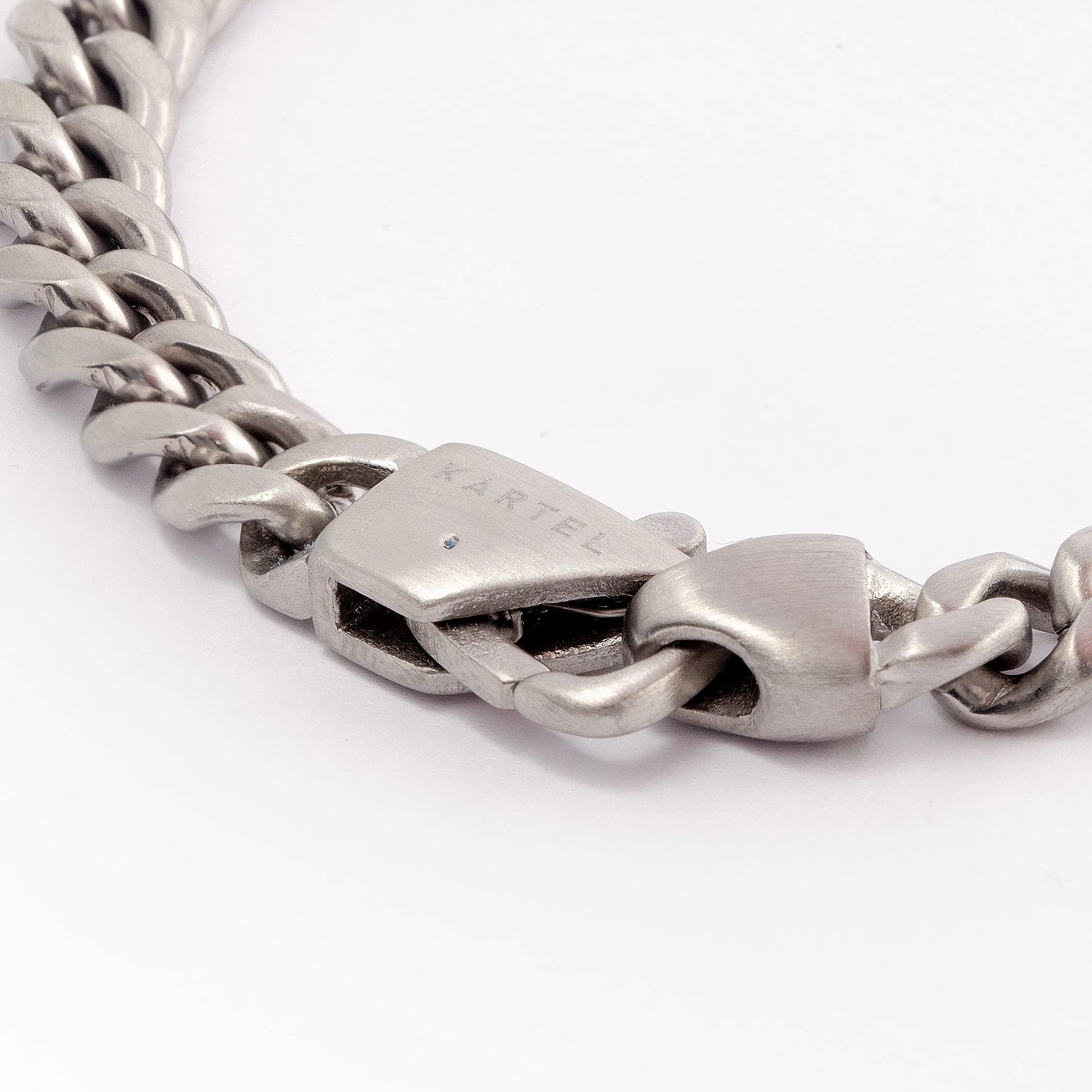 Kartel Classic Silver Curb Chain Bracelet