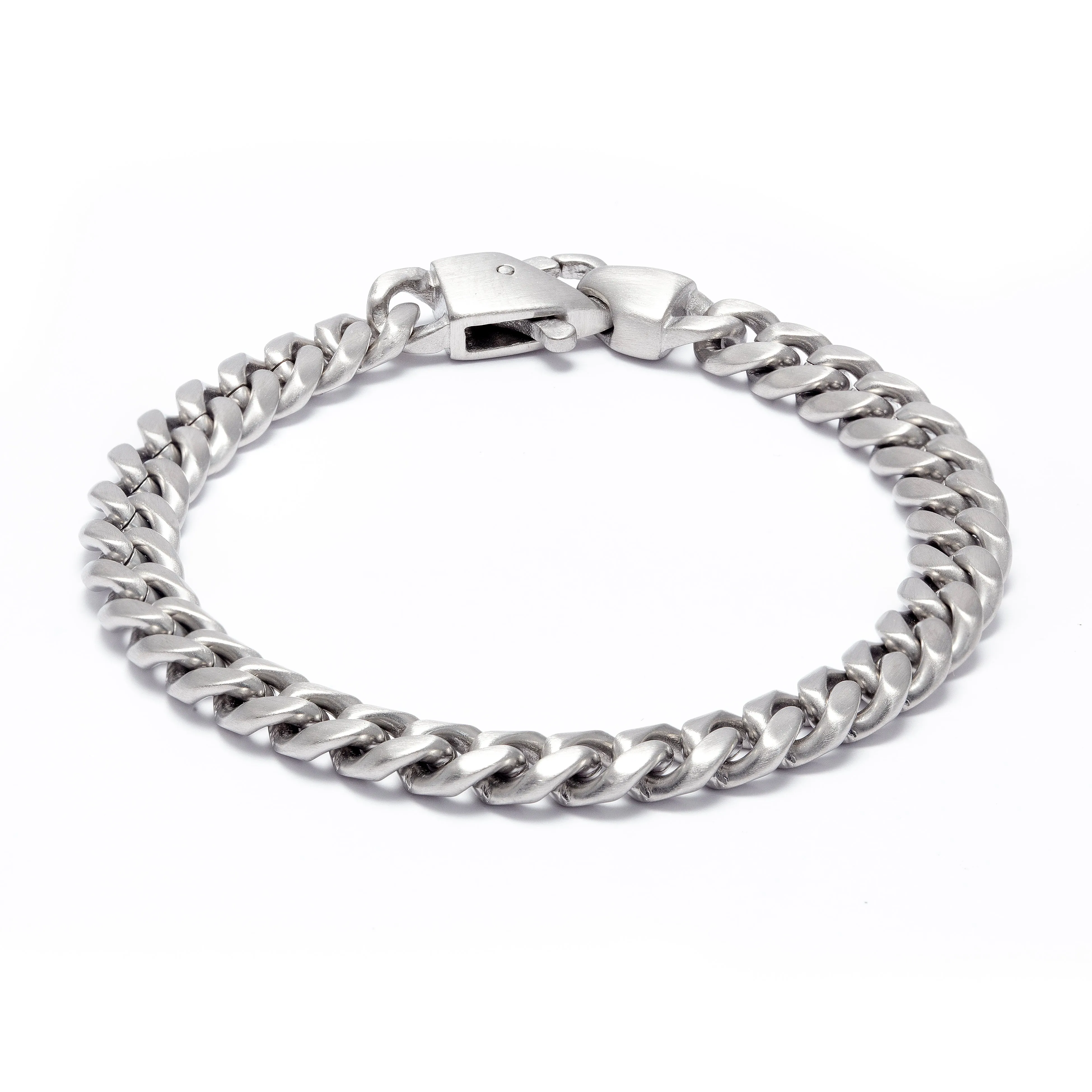 Kartel Classic Silver Curb Chain Bracelet