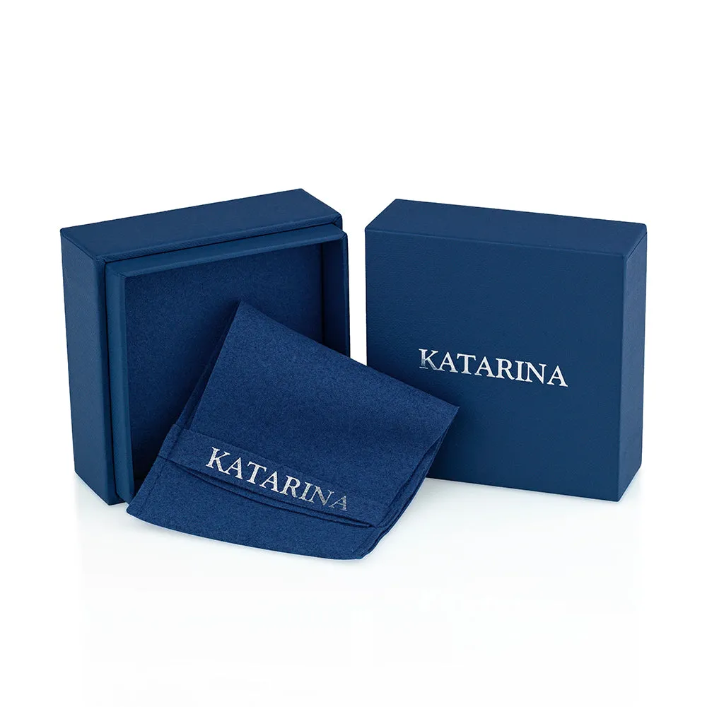 KATARINA Princess Cut Diamond Fashion Earrings (1/5 cttw)