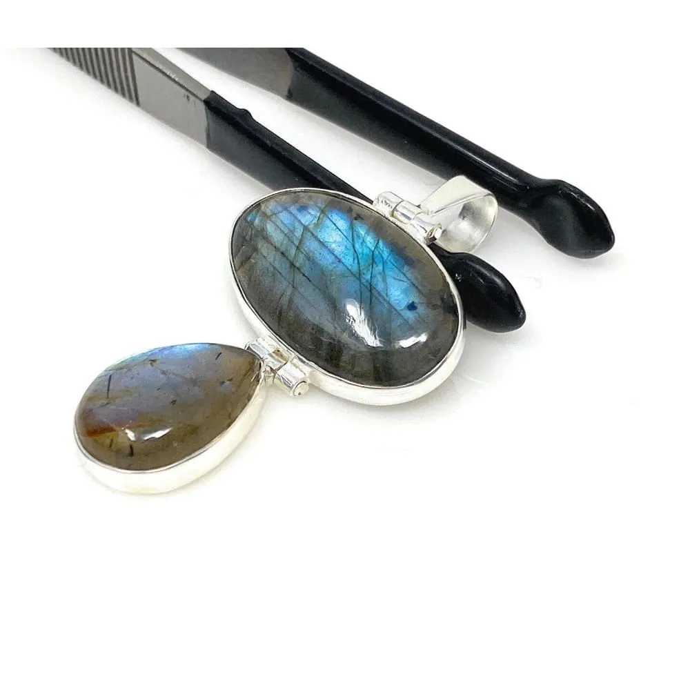 Labradorite Pendant, Gemstone Pendant, Gemstone Jewelry, Sterling