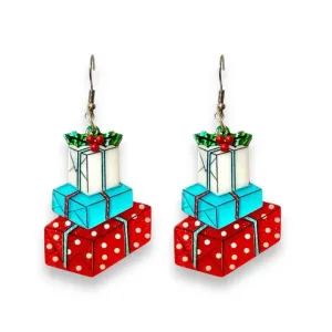 Lipstick & Chrome : Christmas Happy Mail Earrings By 50's Vintage Dame