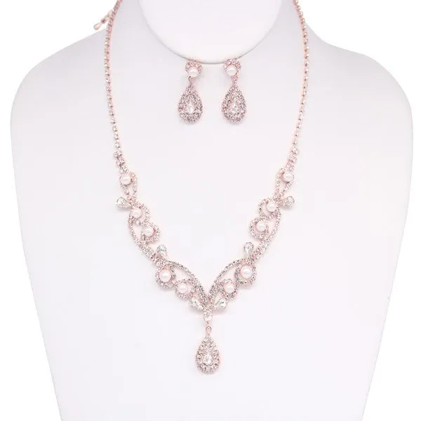 LUXURY NECKLACE AND EARRING SET