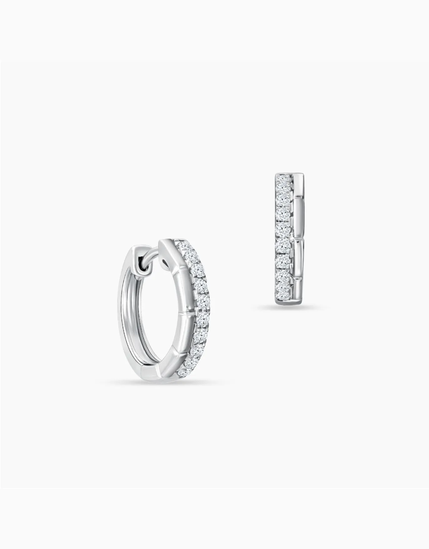 LVC Eterno Celestia Diamond Hoop Earrings