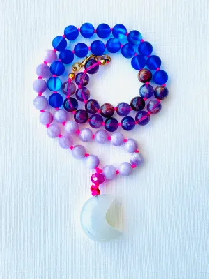 Magic Moon Half Mala Necklace