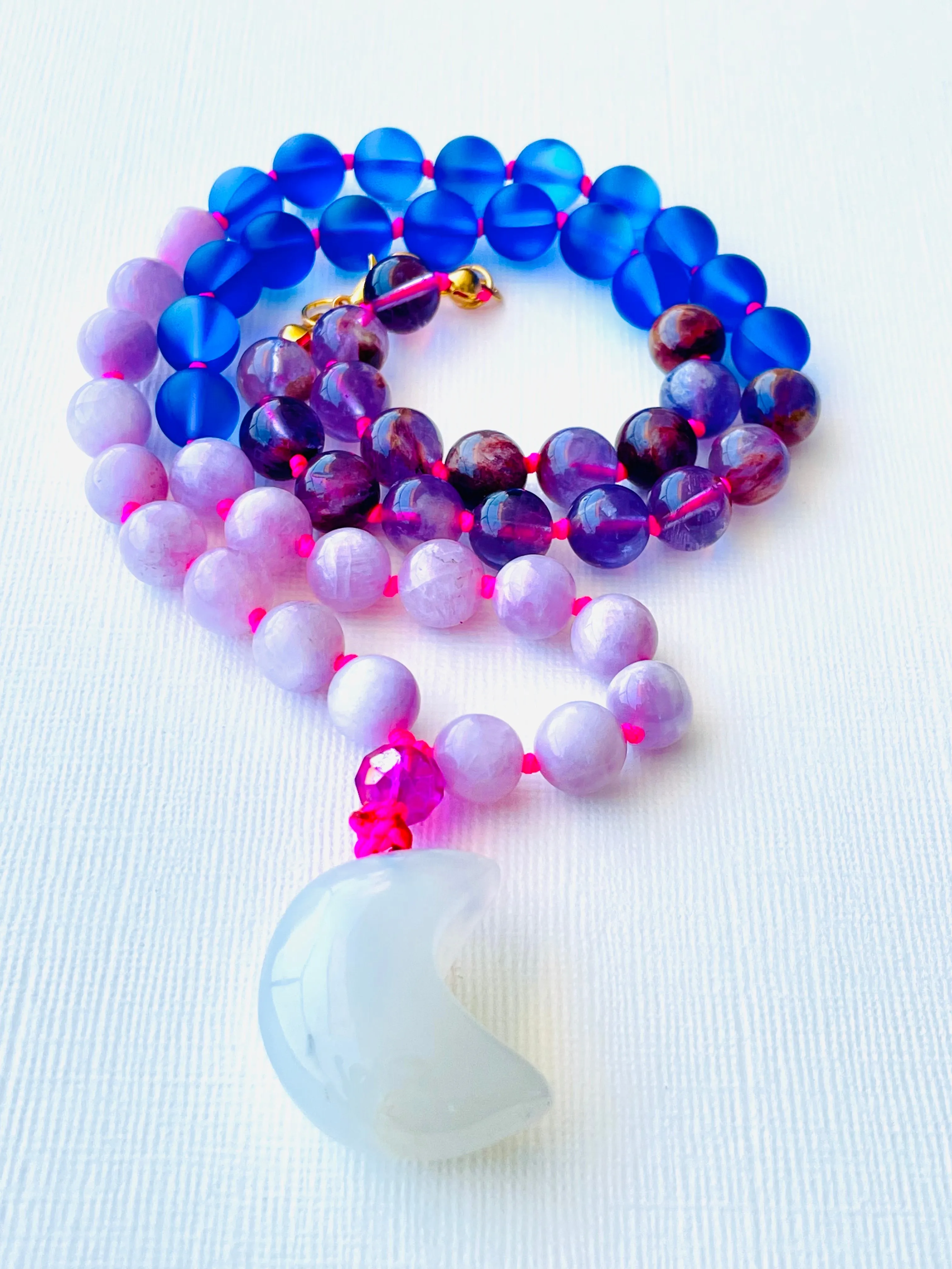 Magic Moon Half Mala Necklace