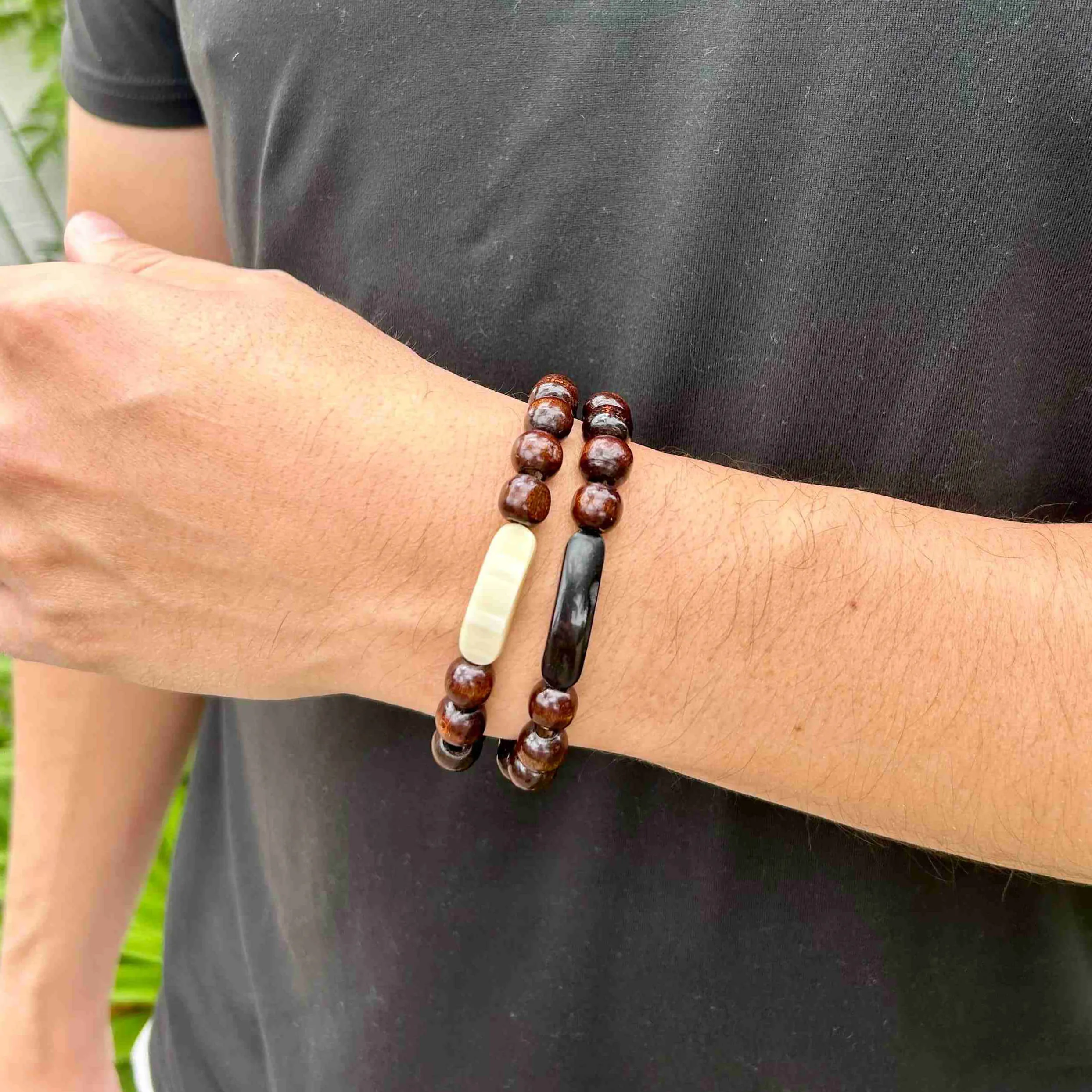 Men's Wooden Ankole Max Bracelet