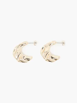 Molten Half Hoop Earrings