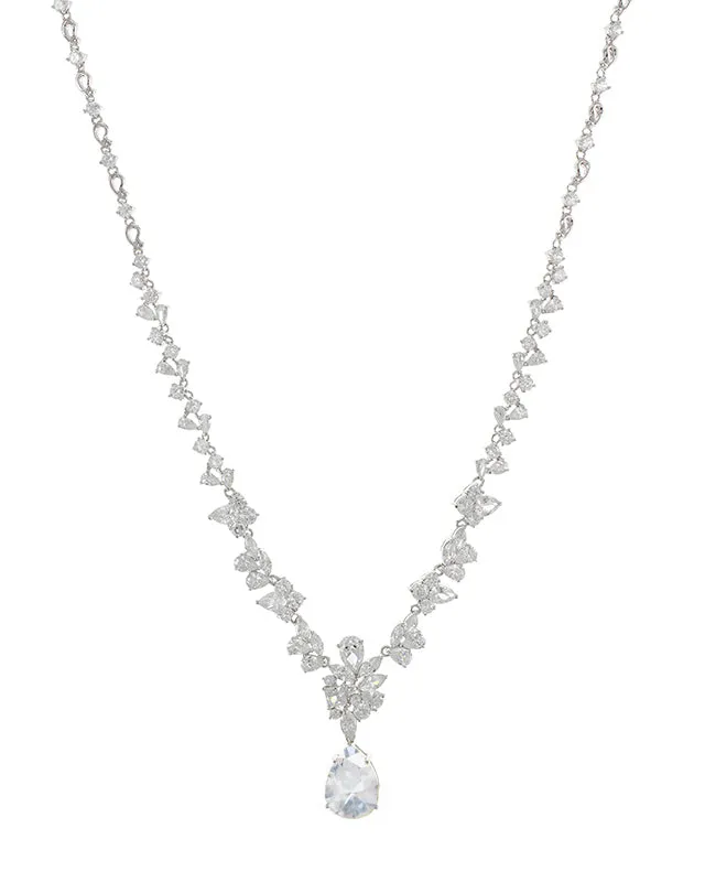 Multi Shape CZ Necklace