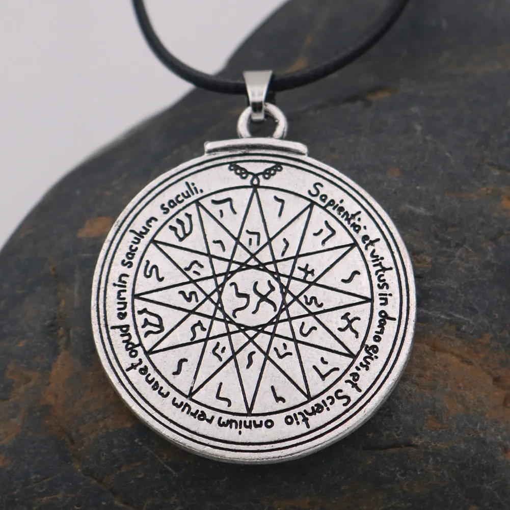 Mystical Norse Legacy Metal Pendant with Sealed Love Talisman